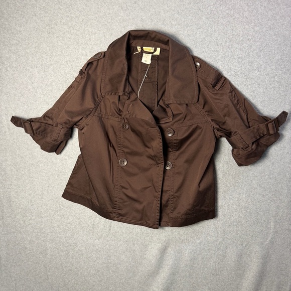 LONDONJEAN Jackets & Blazers - LONDONJEAN Chocolate Brown Trench Coat